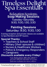Load image into Gallery viewer, Soap Making Relaxation Session
